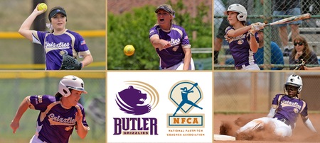 Butler softball places five players on NFCA All-American squad