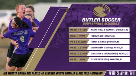 Butler Soccer Releases 2024 Spring Schedule